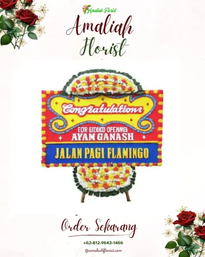 Bunga Papan Congratulation di Margagiri